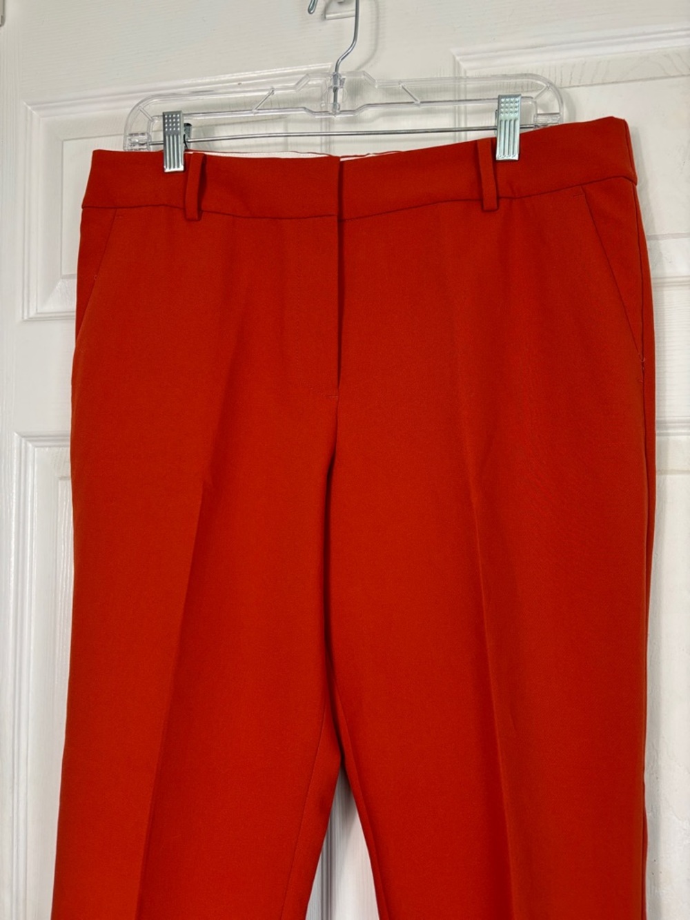 Talbots Hampshire Ankle Pant in vibrant rusty orange Size 12 dressy work pant - Picture 6 of 10